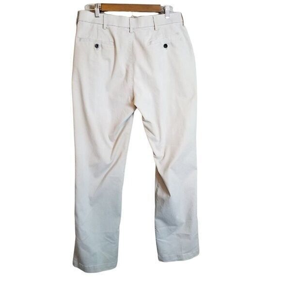 Haggar Mens Size 34x32 Tan Solid Chino Pants. - Picture 8 of 8